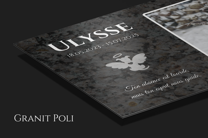 Plaque commémorative en aluminium personnalisée pour animaux